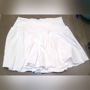White Halara Tennis Skirt
